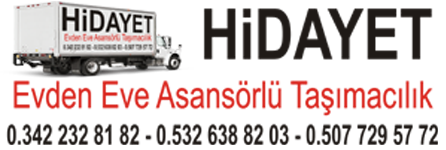 Gaziantep Evden Eve Asansörlü Taşımacılık  / Hidayet / 0532 638 8203